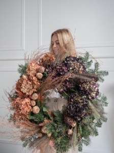 Autumn Wreath “Velvet Autumn”