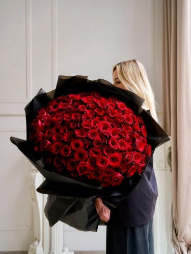 100 róż bukiet Warsaw Flowers