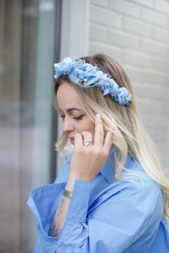 Opaska z suszonych kwiatów Warsaw Flowers