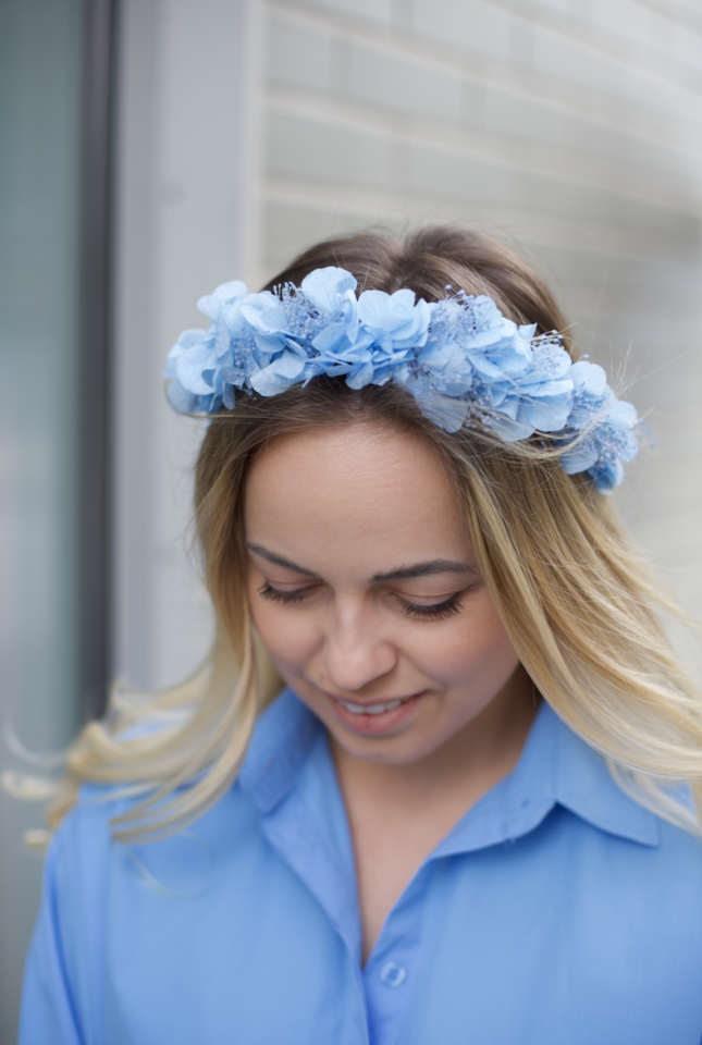 Niebieska hortensja Warsaw Flowers