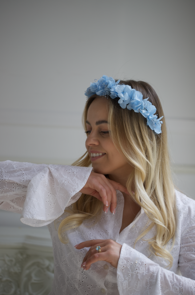 Opaska z hortensji Warsaw Flowers